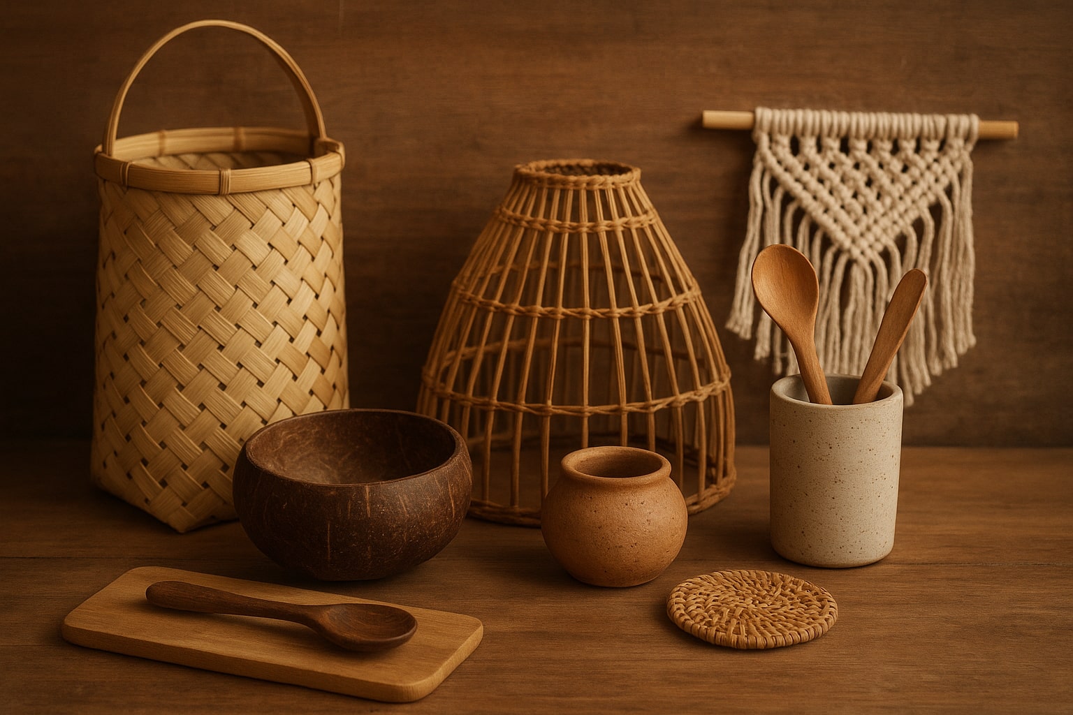 Handicrafts Made From Natural Materials