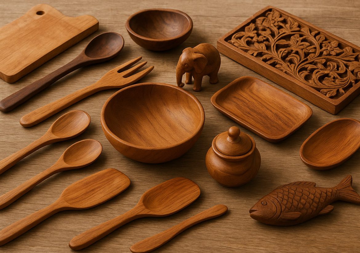 handmade wooden handicrafts