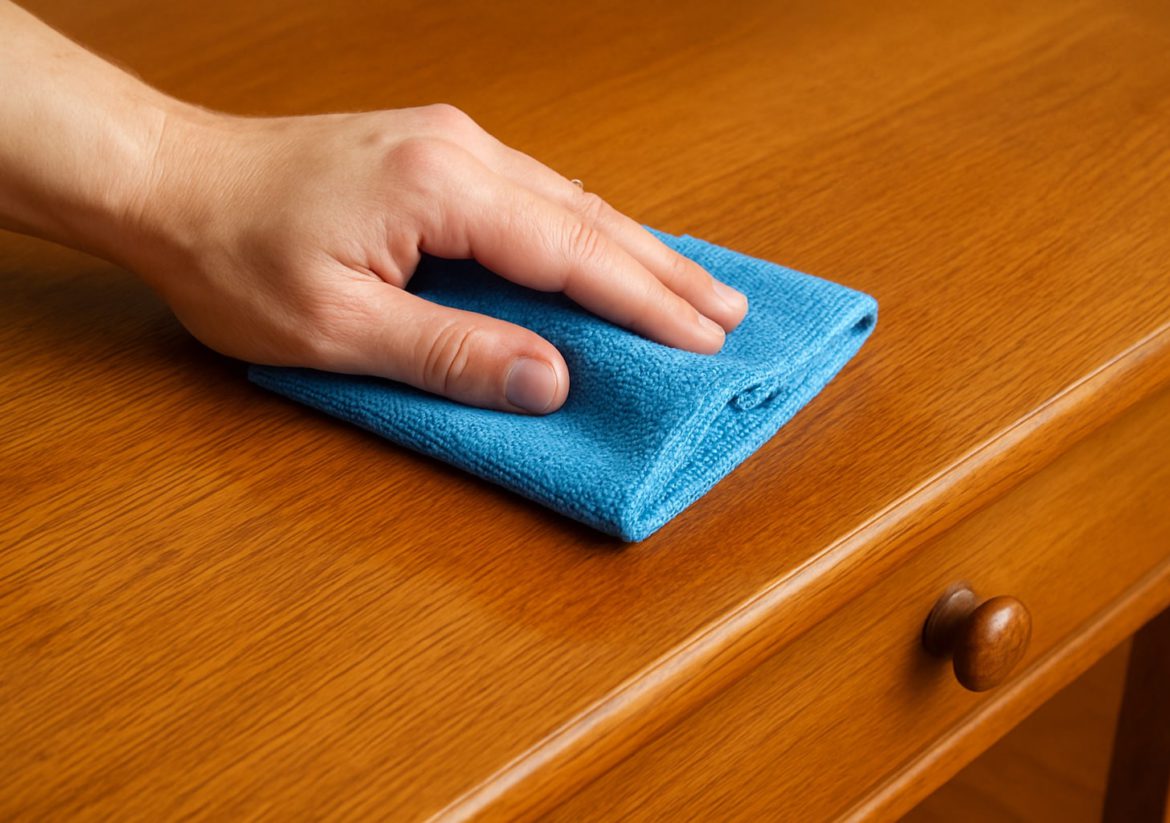 how to clean wood furniture